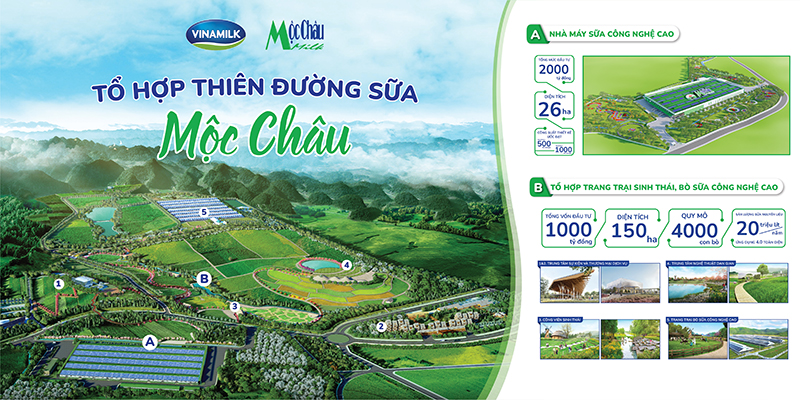 Tổ hợp dự án "Thiên đường sữa Mộc Châu"