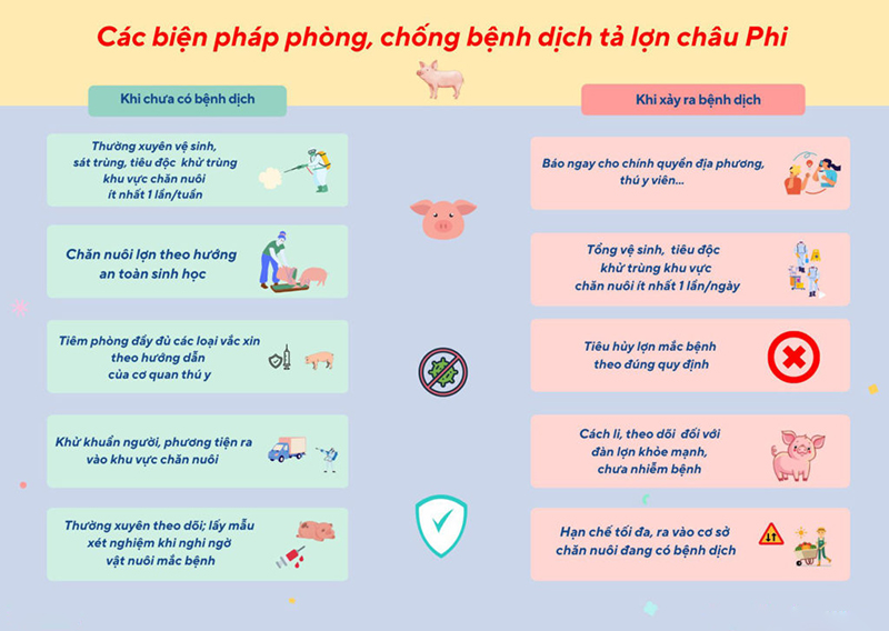 biện pháp phòng chống dịch bệnh tả lợn châu Phi