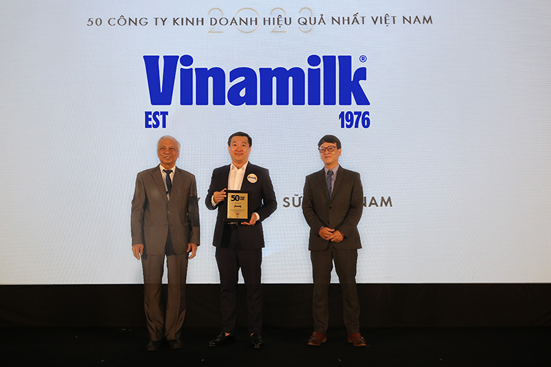 Vinamilk top 50 công ty kinh doanh hiệu quả nhất Việt Nam