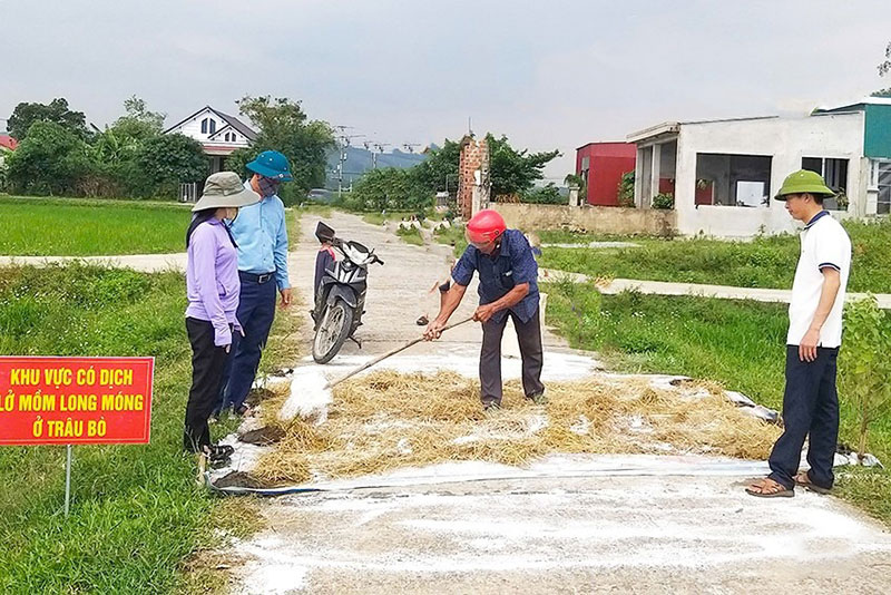 tiêm phòng vật nuôi ở Hà Tĩnh