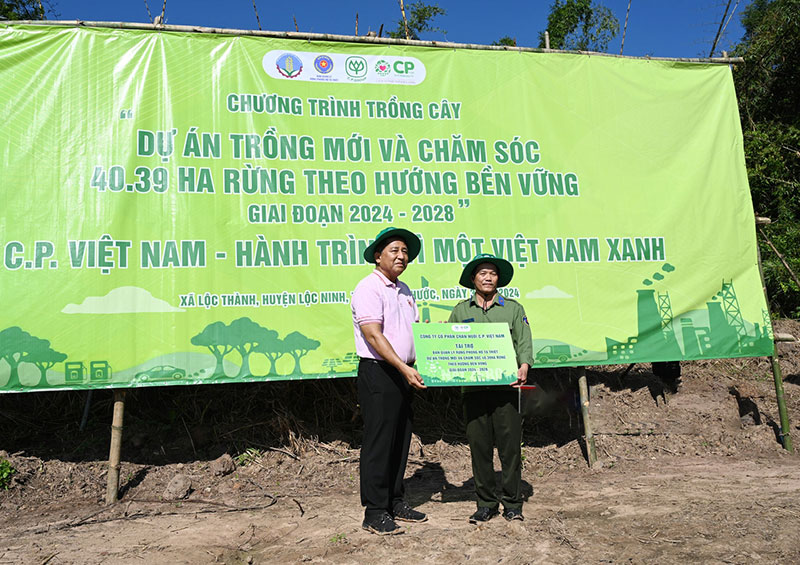 C.P. Việt Nam trồng rừng Tà Thiết