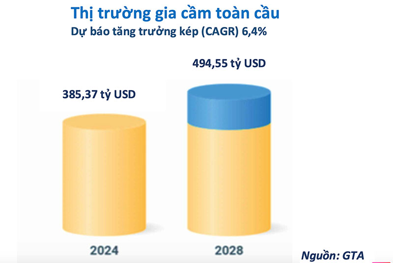 thị trường gia cầm toàn cầu