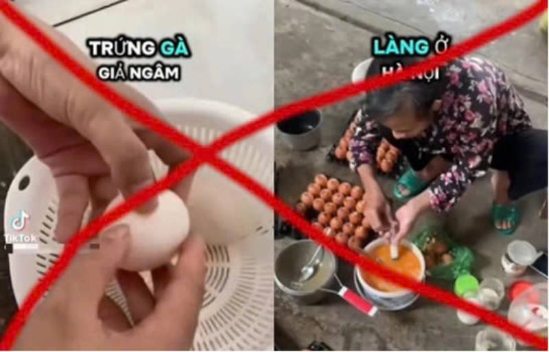 trứng giả