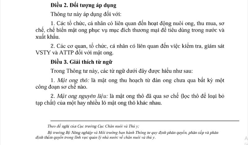 vệ sinh thú y với mật ong