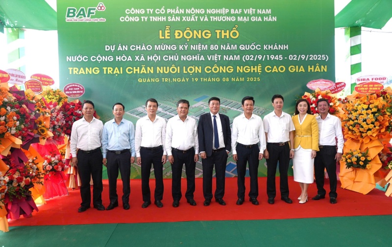 Lễ động thổ Trang trại chăn nuôi lợn công nghệ cao Gia Hân