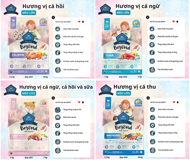 thức ăn thú cưng Buzz Sitto