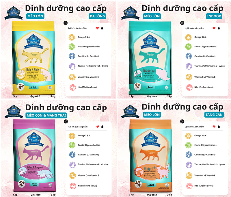 thức ăn thú cưng Buzz Sitto