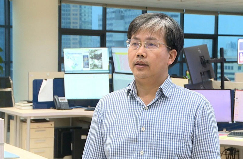 ông Mai Văn Khiêm, Giám đốc Trung tâm Dự báo Khí tượng Thuỷ văn Quốc gia