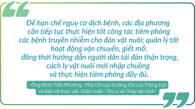 chăm sóc vật nuôi giao mùa