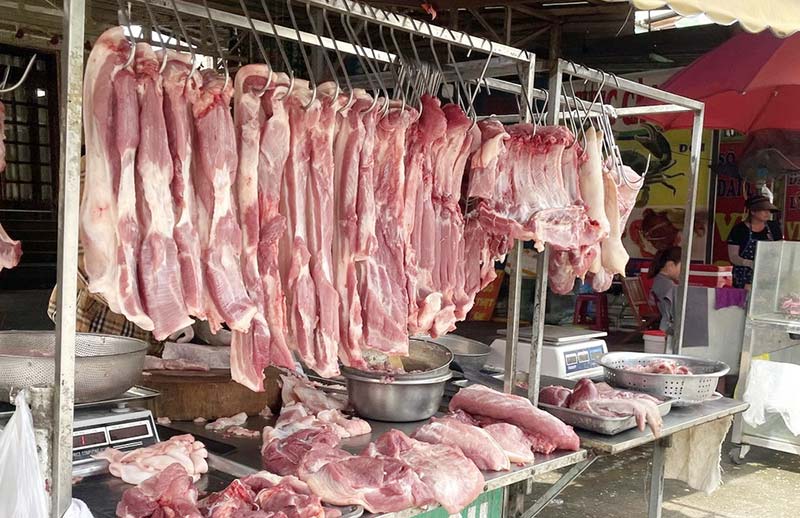 thịt lợn bệnh
