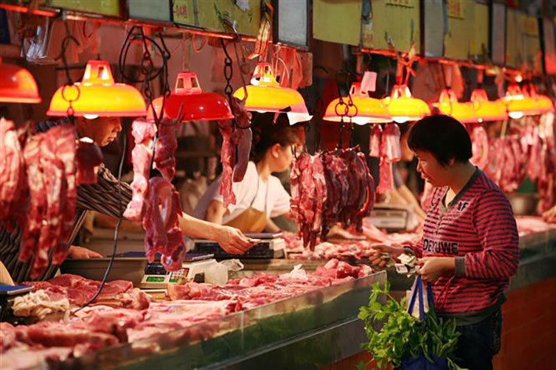 Giá thịt lợn tại Trung Quốc