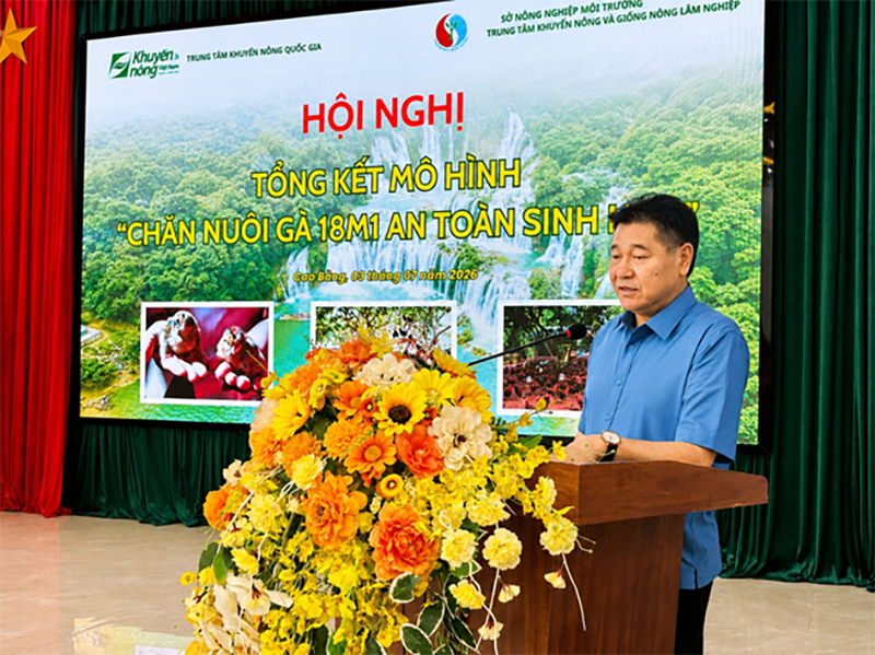 Giám đốc Trung tâm Khuyến nông quốc gia Lê Quốc Thanh