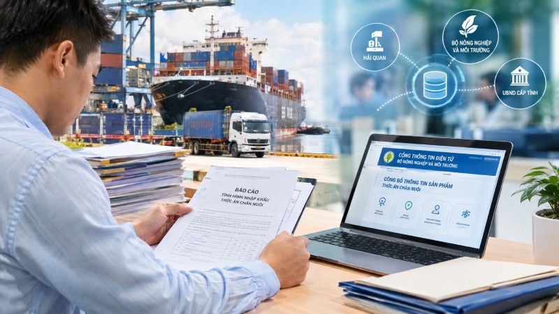 VCCI nhập khẩu thức ăn chăn nuôi